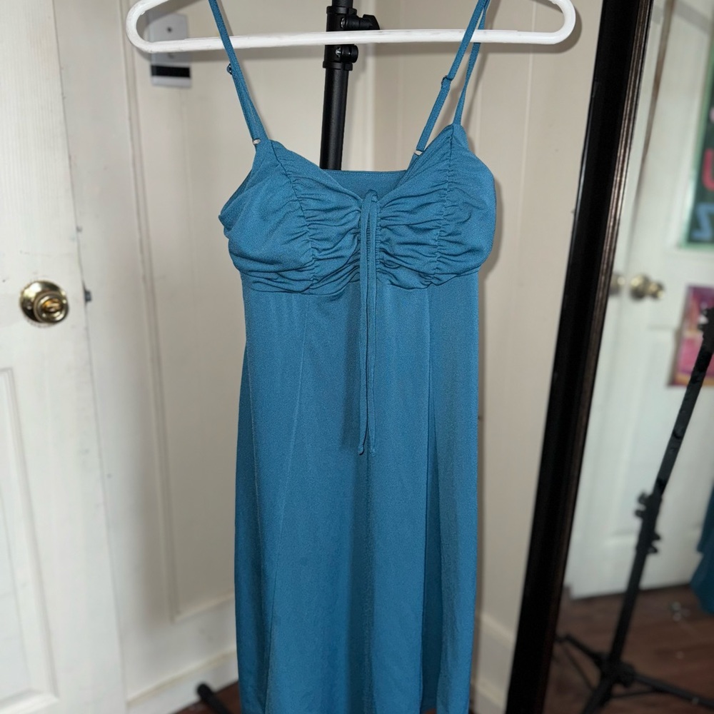 Blue dress